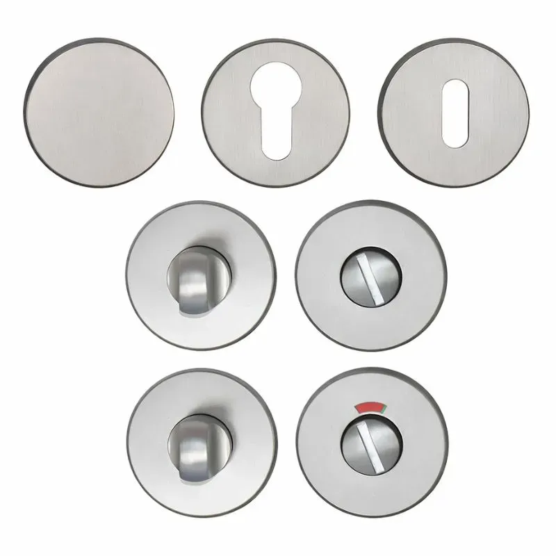 Rosaces rondes NS – Zamak finition Nickelé Satiné – Eurowale