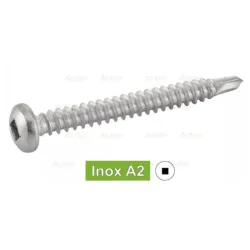 VTC Auto Carrée inox A2 réf.62431