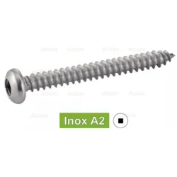 VIS A TOLE TETE CYLINDRIQUE DIN7981 INOX A2 Empr. C2 Ref.62416