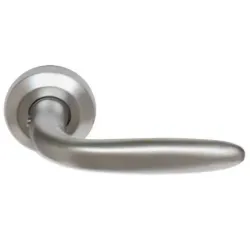 BEQUILLE  ALIENOR SUR ROSACE chrome Perle 010906