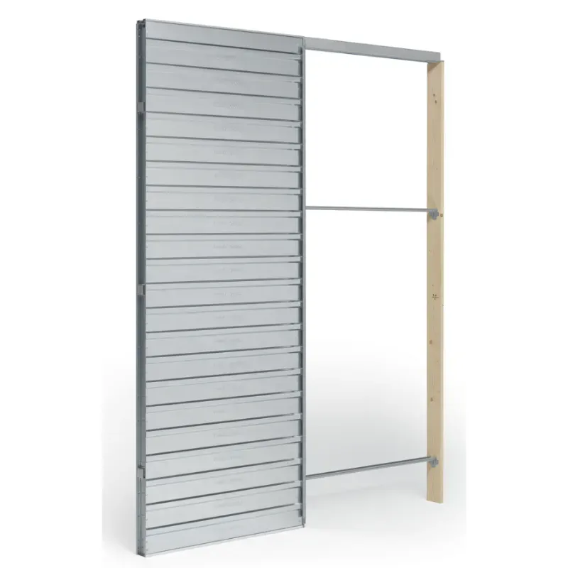 Châssis simple pour plaque de plâtre – Porte coulissante à galandage – Protek SOLO