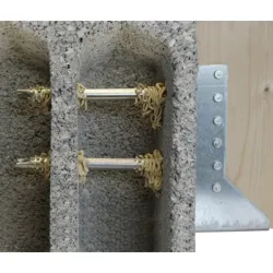 Kit 4 clous résine + rés 300ml Soc + 2 embouts mél + 2 ral. + 4 cap Réf.A460300