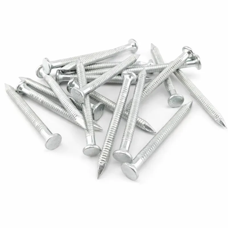 Pointe d’ancrage électrozinguée annelée ELZING