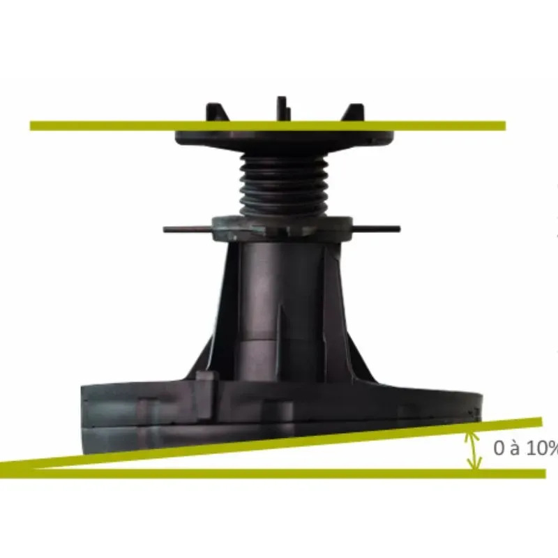 Correcteur / régulateur de pente support de terrasse