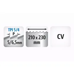 AG4052 JEU 5 LAMES SCIE SABRE FIT-AL AG4052