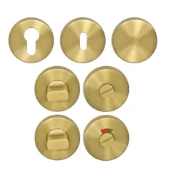 IN104OS POMEROL Rosace Or Satiné PVD Grade 3