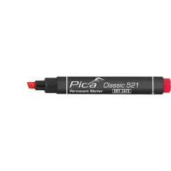 Pica Permanent marker biseauté rouge accrochable