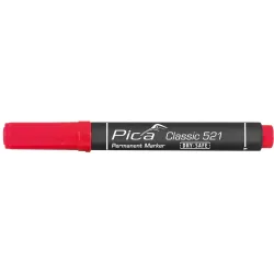 Pica Permanent marker biseauté rouge accrochable