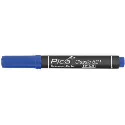Pica Permanent marker biseauté bleu accrochable