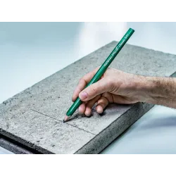 Pica Classic Crayon maçon, ovale, 24cm, boîte de 10