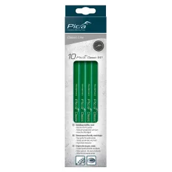 Pica Classic Crayon maçon, ovale, 24cm, boîte de 10