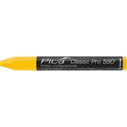 Pica Classic craie forestière PRO, boîte de 12, 12mm jaune