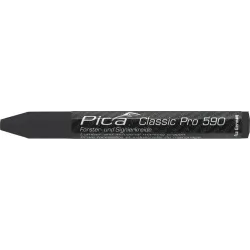 Pica Classic craie forestière PRO, boîte de 12, 12mm noir