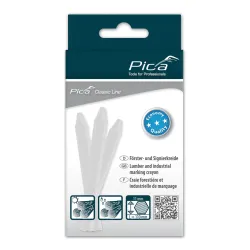 Pica Classic craie industrielle ECO, boîte de 12, 11mm blanc