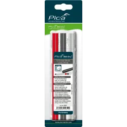 Pica Big Dry mines de rechange FOR ALL, graphite, rouge, blanc, accrochable, étu
