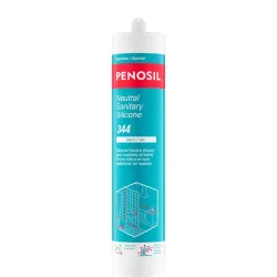 Penosil Neutral Sanitary Silicone 344 Blanc C300ml Réf.P344u01C300