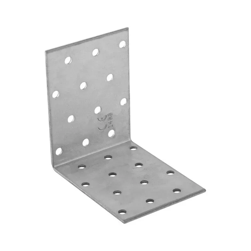 4108 KM8 Equerre perforée 80x80x60x2.0mm