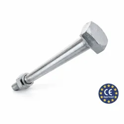 Boulon de Charpente Tête Carré Zingué Réf.BCH