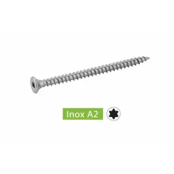 Vis bois Agglo TF 6Lobes A2 Empr T25 Réf.62319