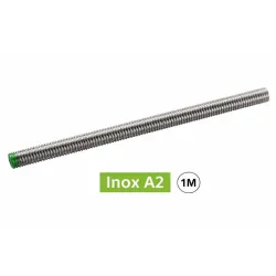 Tige filetée DIN976 Inox A2 Réf.62650