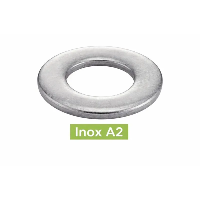 RONDELLES PLATES DIN433 INOX A2 Ref.62510