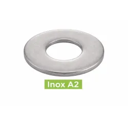 RONDELLES PLATES LARGES TYPE L Inox A2  Réf.62505