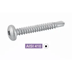 VIS AUTOPERCEUSES TETE CYLINDRIQUE CARREE Inox410 Réf.62443