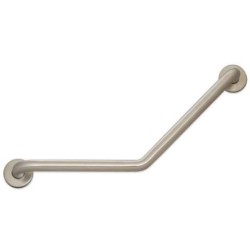 BARRE D APPUI WC COUDEE (2 points de fixation) D32