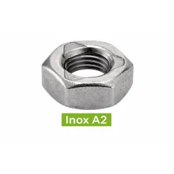 ECROUS AUTOFREINES HEXAGONAUX - TOUT METAL DIN934 ISO7042 Réf.62617