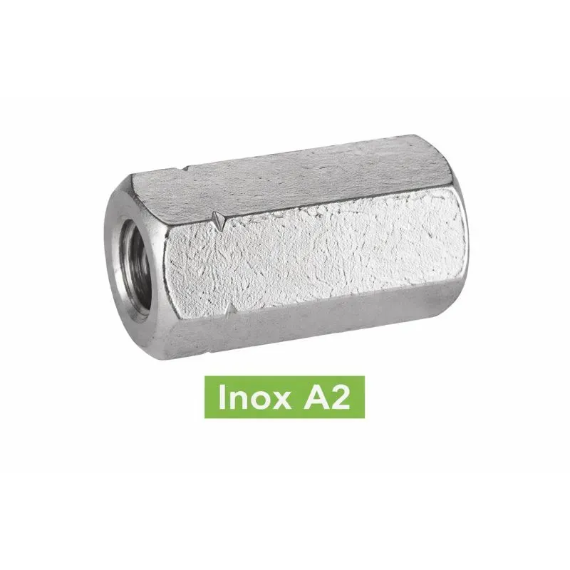 ECROUS HEXAGONAUX, M10 XD Inox A2 DIN 6334 Ref.62620