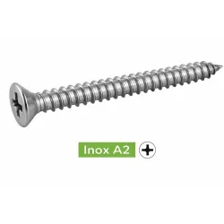 VIS A TOLE TETE FRAISEE PHILLIPS DIN7982 INOX A2 Ref.62409