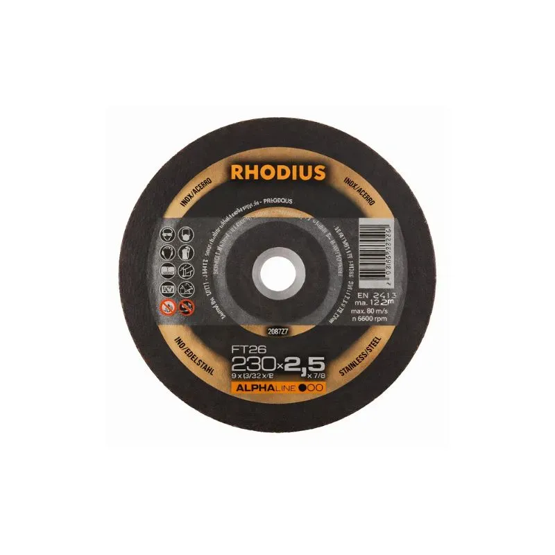 Disque à tronçonner FT 26 ALPHA Line  Réf. 208727