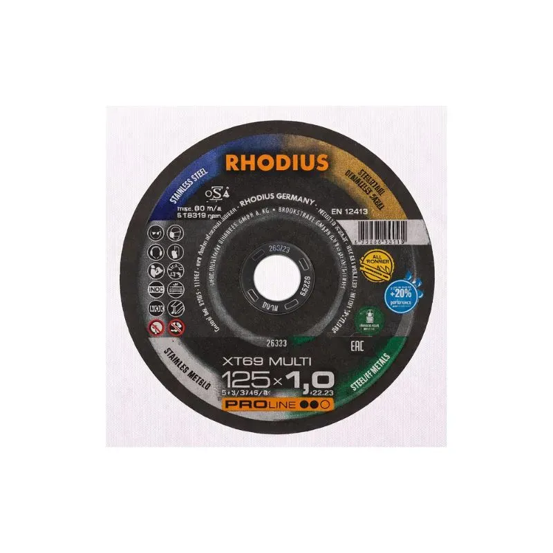 Disque à tronçonner F41 XT69 Multi Réf.211203