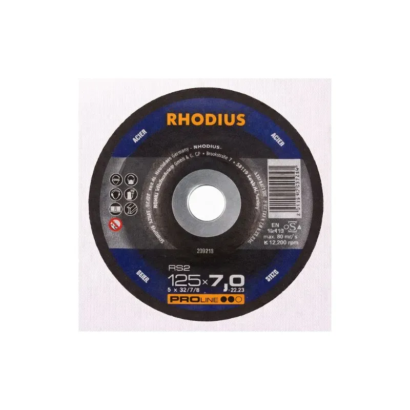 Disque à meuler à ébarber F27 RS2 Réf.200213