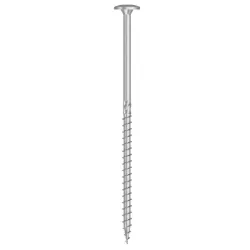 Vis à Tête Disque zingué blanc