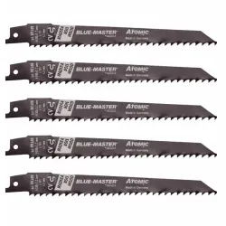 Jeu de 5 lames de scie sabre Lg.130x150mm Bois classico FIT-AL WC608