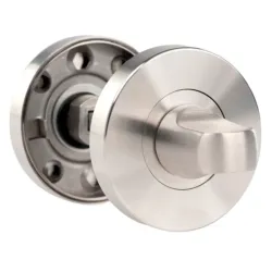 IN124E Rosace à condamnation brossé avec bouton type FI