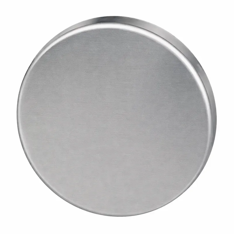 IN122 Paire de Rosaces Borgnes Inox304 brossé (paire)