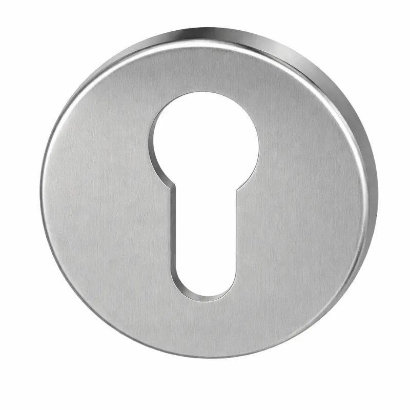 IN120 Rosace Inox brossé Cylindre CLE I