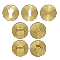 Rosace Ronde Or Satiné PVD