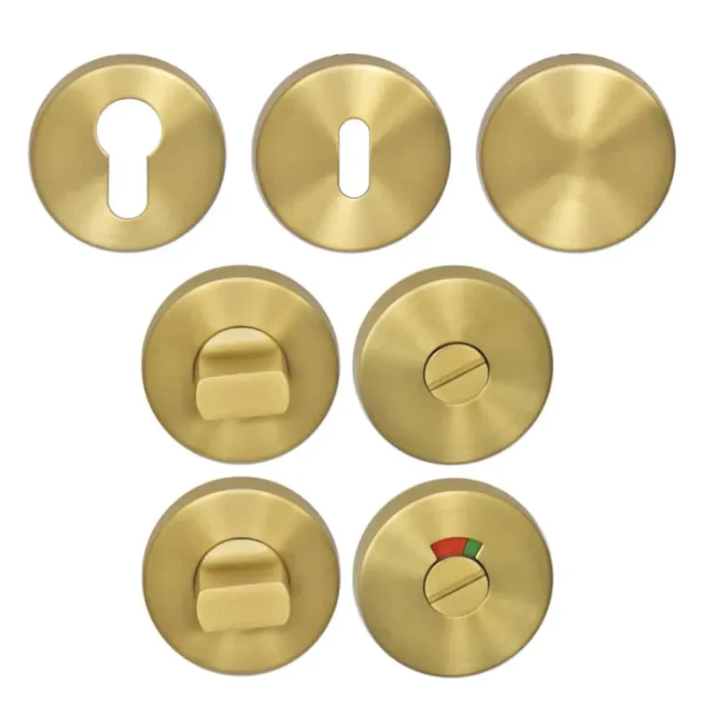 Rosace Ronde Or Satiné PVD