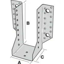 SABOT DE SOLIVE À Ailes Extérieures 2mm D'Épaisseur