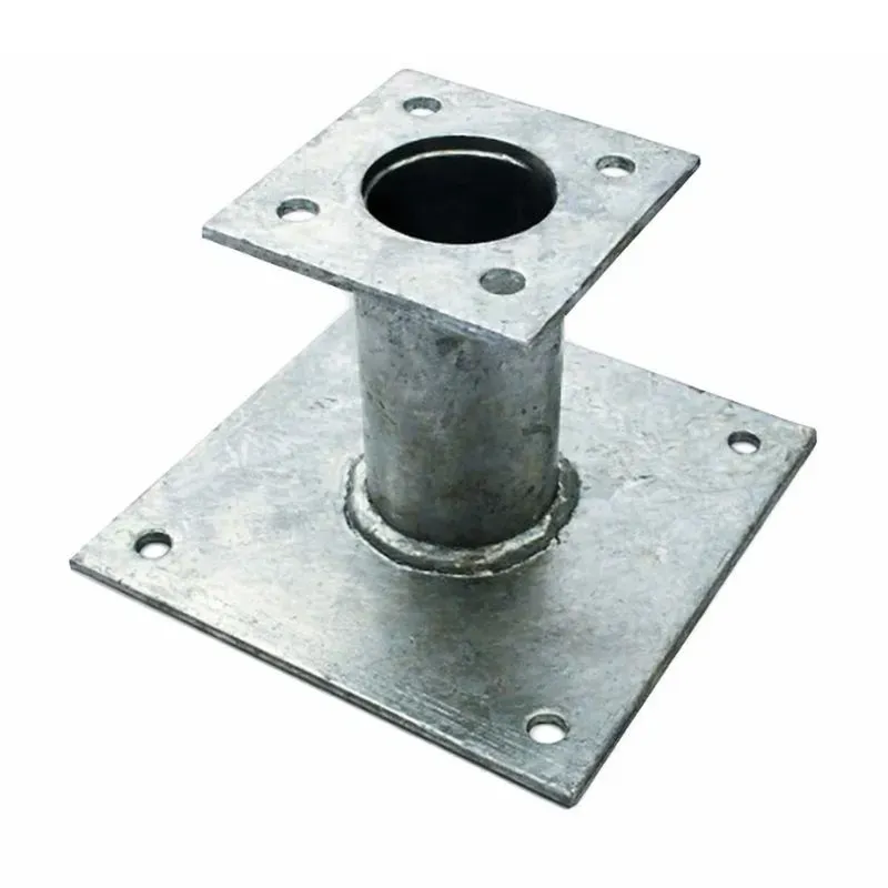 Pied de Poteau 2 platine 100mm Réf.429403.99