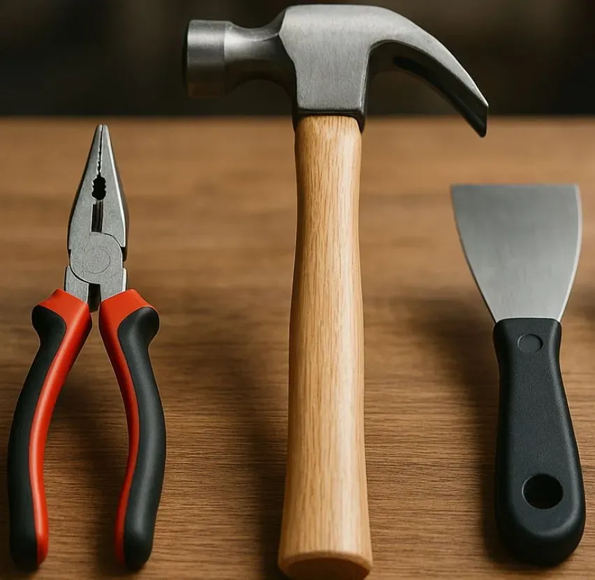 Pince, Marteau et Spatule