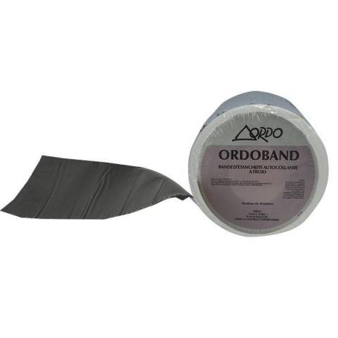 ORDOBAND ALUMINIUM MAT - BANDE D'TANCHIT AUTOCOLLANTE  FROID - ROULEAU DE 10M