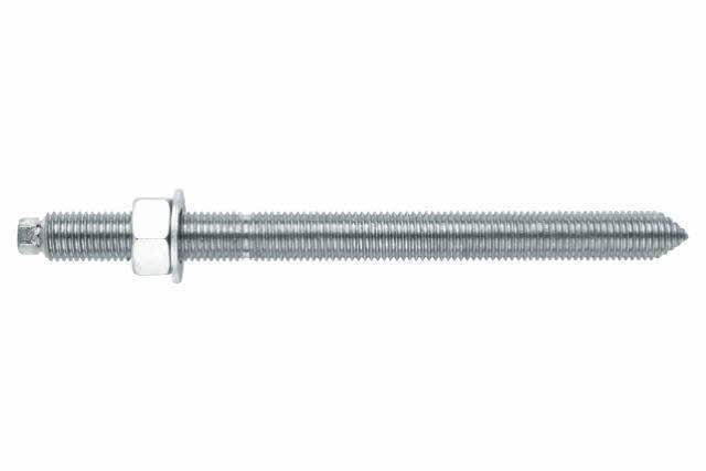 EQ-A2 - Tige filete pour scellement chimique avec rondelle et crou. Inoxydable A2.