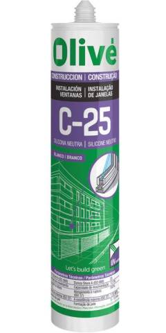 C-25 - SILICONE NEUTRE OXYME, SECHAGE RAPIDE