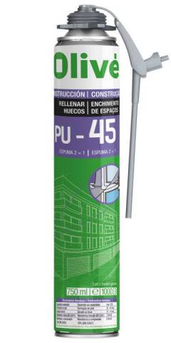 PU-45 - MOUSSE PU 2 EN 1 / MOUSSE D'ISOLATION