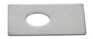 FREINS D'ECROUS RECTANGULAIRES - NFE25540 - INOX A2