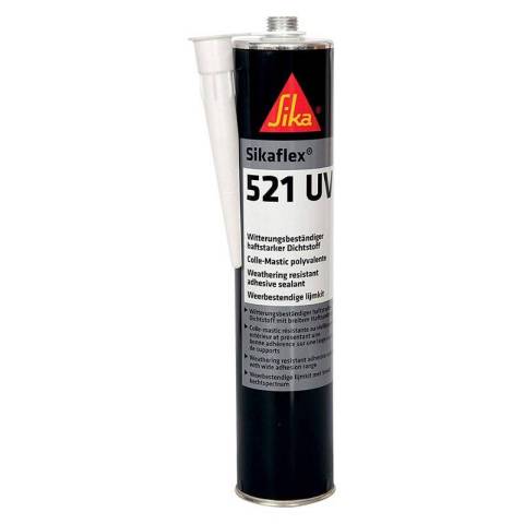 SIKAFLEX 521UV - MASTIC COLLE POLYURTHANE (PU) - CARTOUCHE DE 300ML 